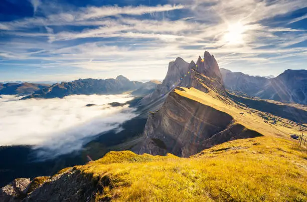 Photo of Location place Dolomite mountains, South Tyrol, Italy, Europe. Explore the world's beauty.