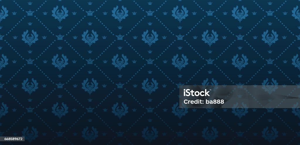 Royal Blue Pattern Graphics Blue Background Royal Pattern Stock Illustration - Download Image Now ...