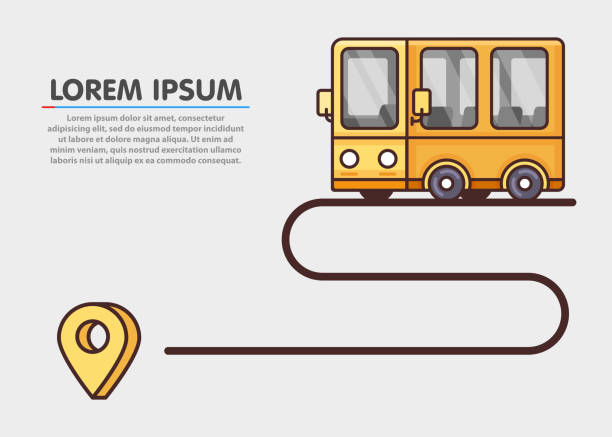 Bus Routes Visual 230+ Bus Route Map Stock Illustrations, Royalty-Free Vector Graphics ...