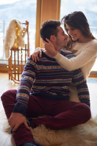 istock Nice meeting at home in the mountains 668609642