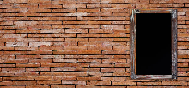 istock Brick wall textured background, grunge background, banner 668618120