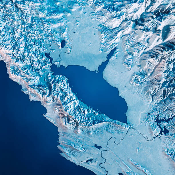 istock Lake Skadar 3D Render Satellite View Topographic Map Blue 668620650