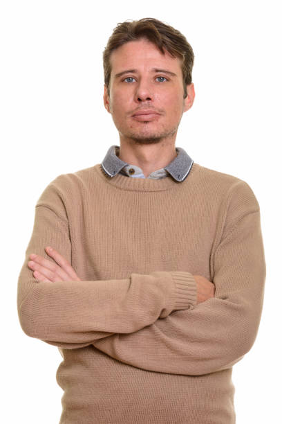 istock Handsome man with arms crossed 668624178