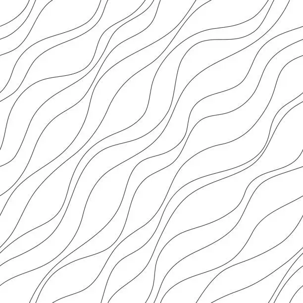 Vector illustration of Wave seamless pattern