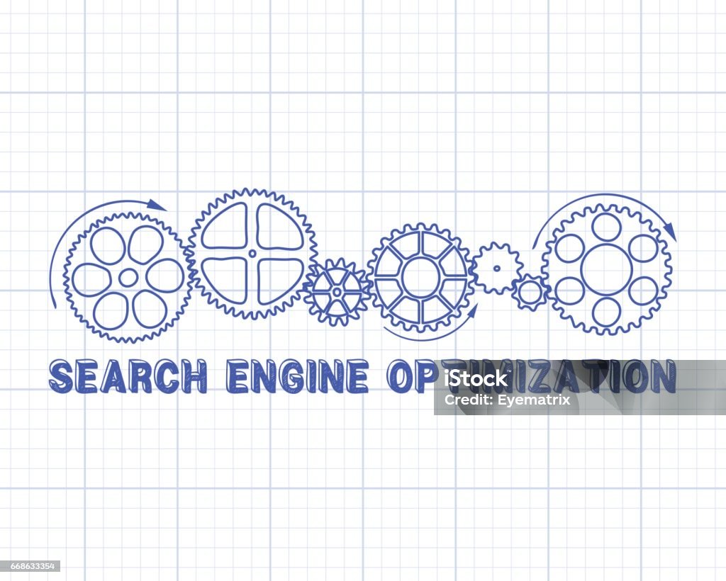 A Engine Optimization Graph Search Engine Optimization Graph Paper Stock Illustration - Download ...