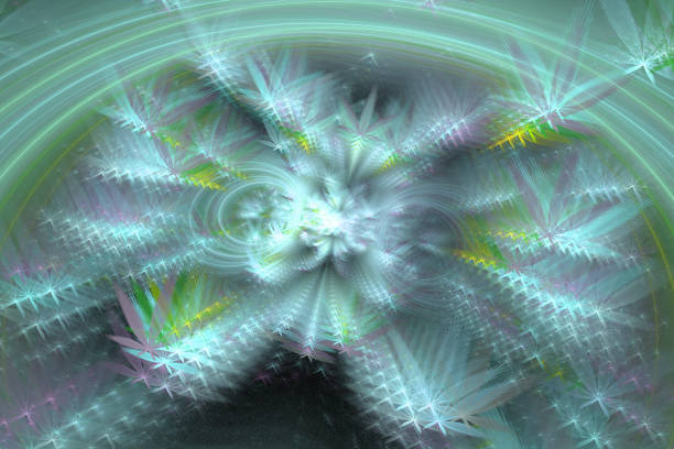 istock Abstract art fractal for creative design and background 668634080