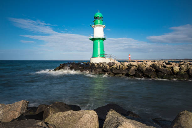 istock Mole on a stormy day in Warnemuende 668638450