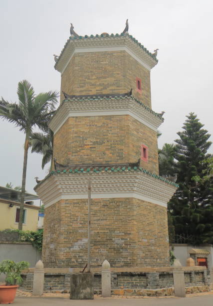 istock Ping Shan Heritage Trail historical tower Hong Kong 668641204