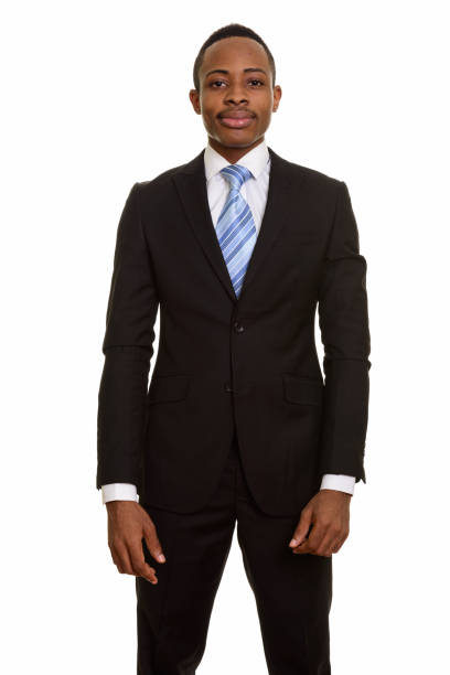 istock Young African businessman standing 668641604