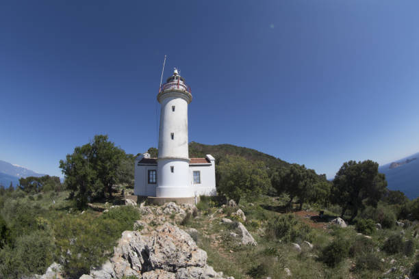 istock Lighthouse on Gelidonya cape in summer time 668660972