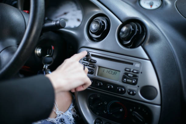 istock Woman hands on car wheel 668667142