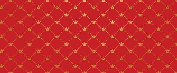 красный королевский фон - silk textile red backgrounds stock illustrations