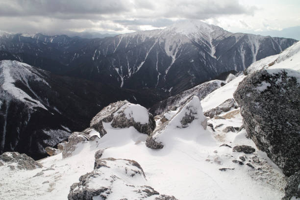 snow-covered mountains snow-covered mountains 雪 stock pictures, royalty-free photos & images