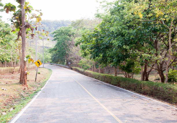 istock The curve with signs 668678266