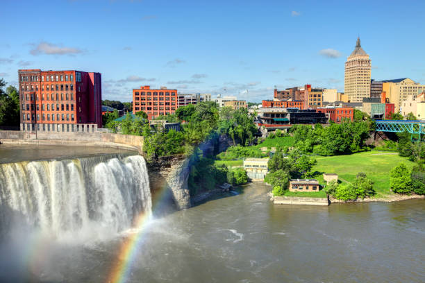istock High Falls Rochester New York 668681046