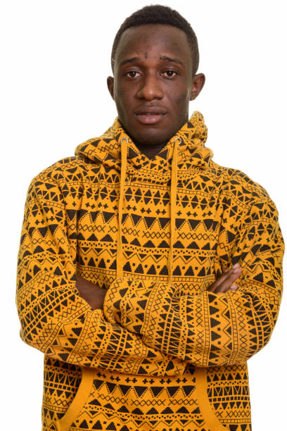 istock Young African man with arms crossed 668688418