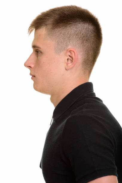 istock Profile view of face of young handsome man 668718646