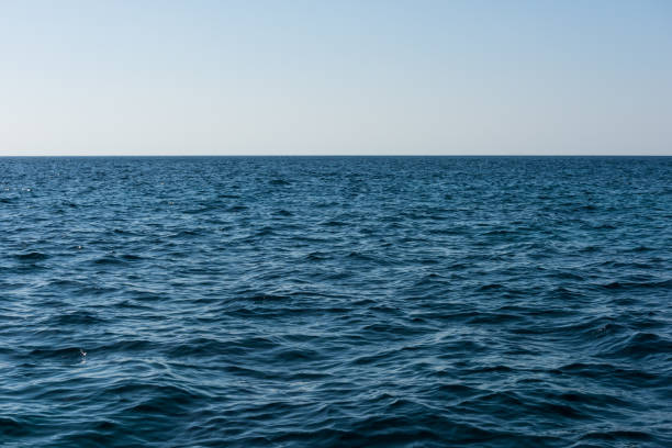 Blue sea Blue sea horizon over water stock pictures, royalty-free photos & images