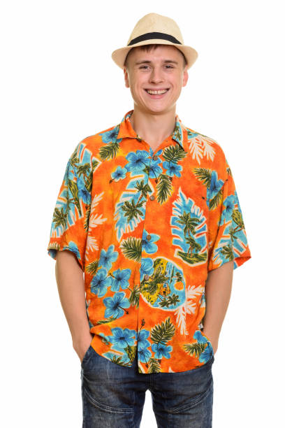 istock Young happy handsome tourist man smiling while standing 668721342