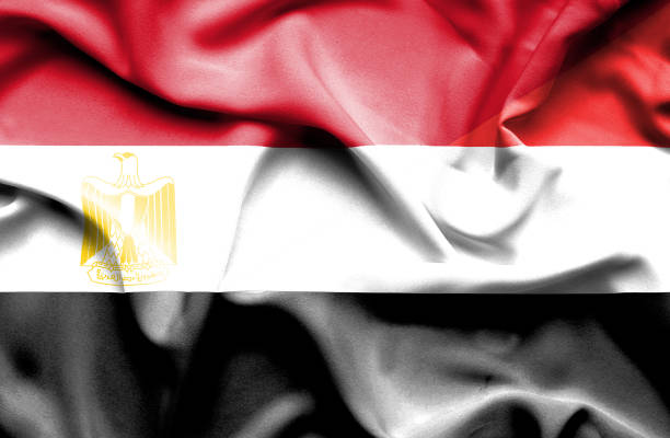 istock Waving flag of Yemen and Egypt 668723334