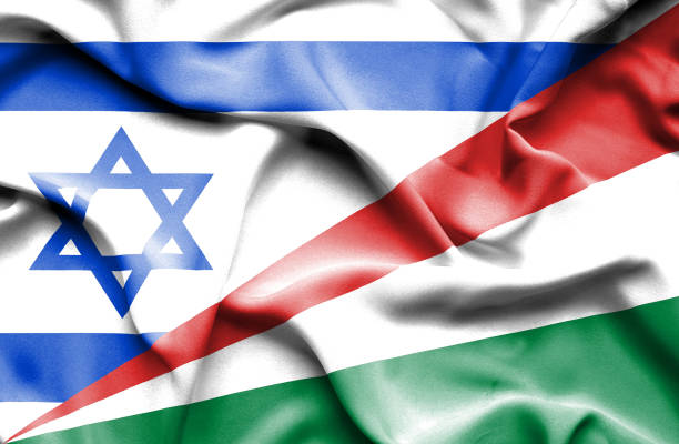 istock Waving flag of Seychelles and Israel 668745036