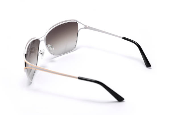 istock Sunglasses in an iron frame with brown glass isolated on white 668746116