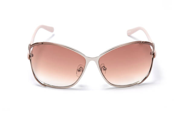 istock women's sunglasses with brown glass isolated on white 668746964