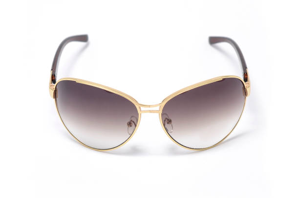 istock women's sunglasses with brown glass isolated on white 668747558