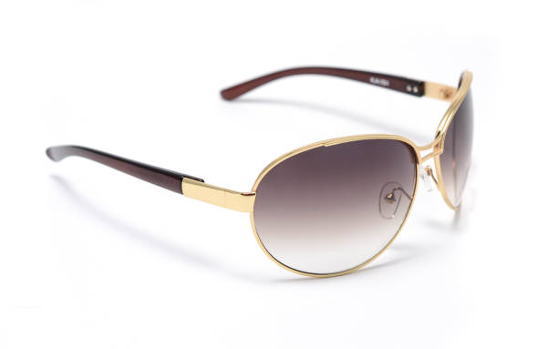 istock women's sunglasses with brown glass isolated on white 668748030