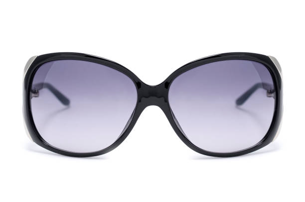 istock women's sunglasses with purple glass isolated on white 668748330