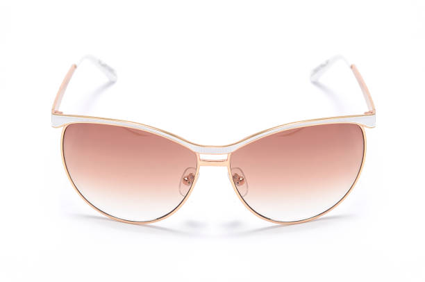 istock Sunglasses in an iron frame with brown glass isolated on white 668750280