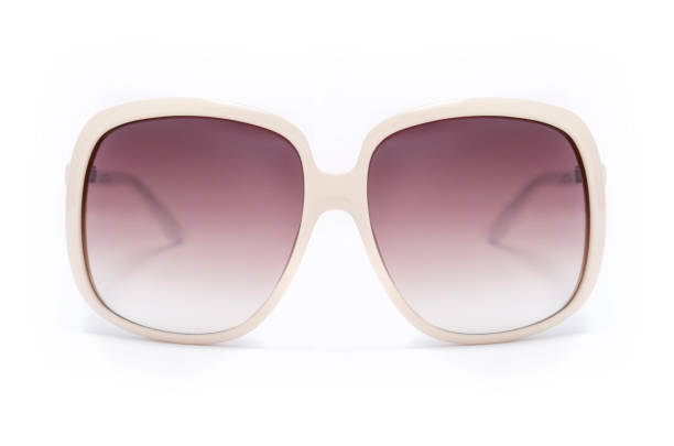 istock womans sunglasses in white wide frame and brown glass isolated 668750752