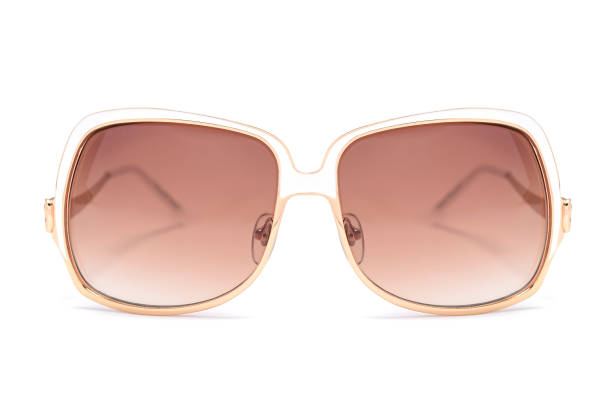 istock Women's sunglasses with transparent plastic frame 668751058
