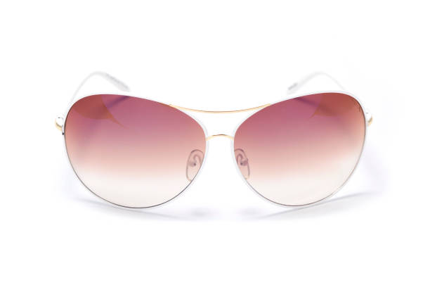 istock Sunglasses in an iron frame with brown glass isolated on white 668751138