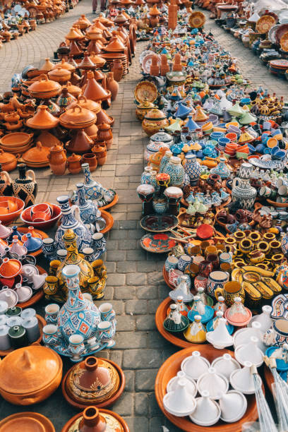 istock Ceramic shop in Meknes, Morocco 668770478