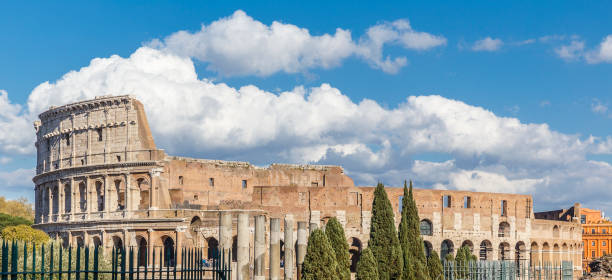 istock Colosseum against the blue sky 668770720