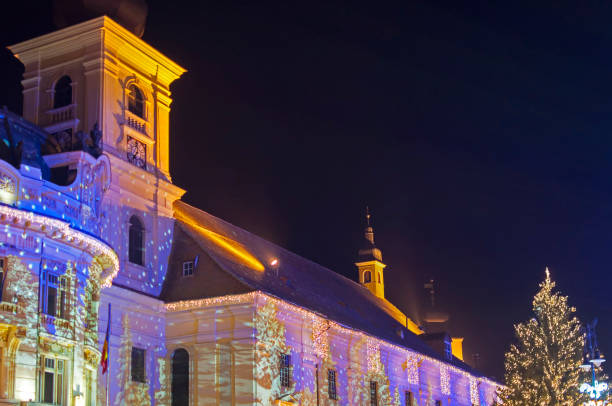 istock Sibiu city in winter 668786664