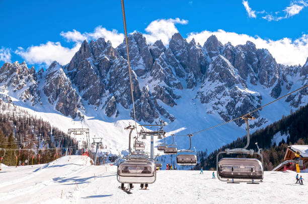 istock Winter landscape in Alps mountains 668786782