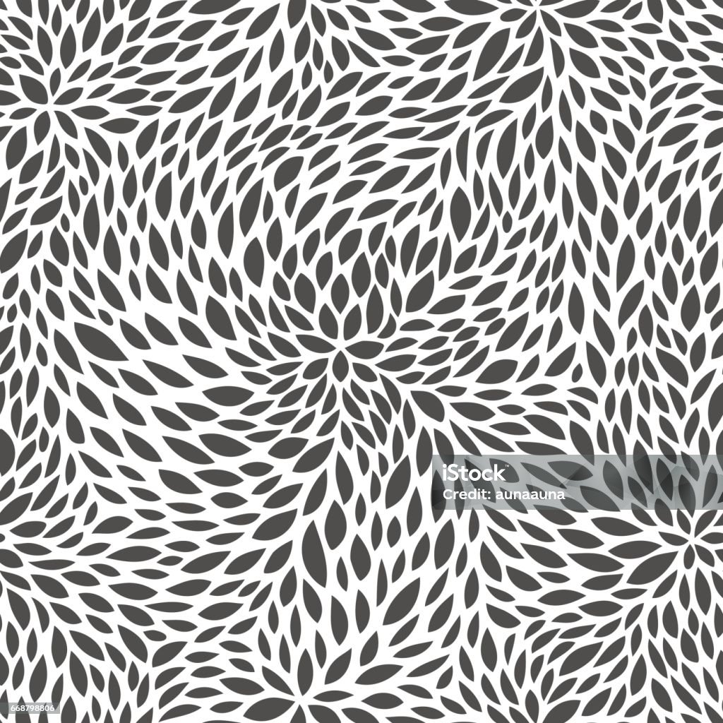 Leaves seamless pattern Vector seamless pattern. Abstract wallpaper. Simple floral background. Black and white illustration with leaves. Monochrome texture. Minimalistic style. Foliate Pattern stock vector