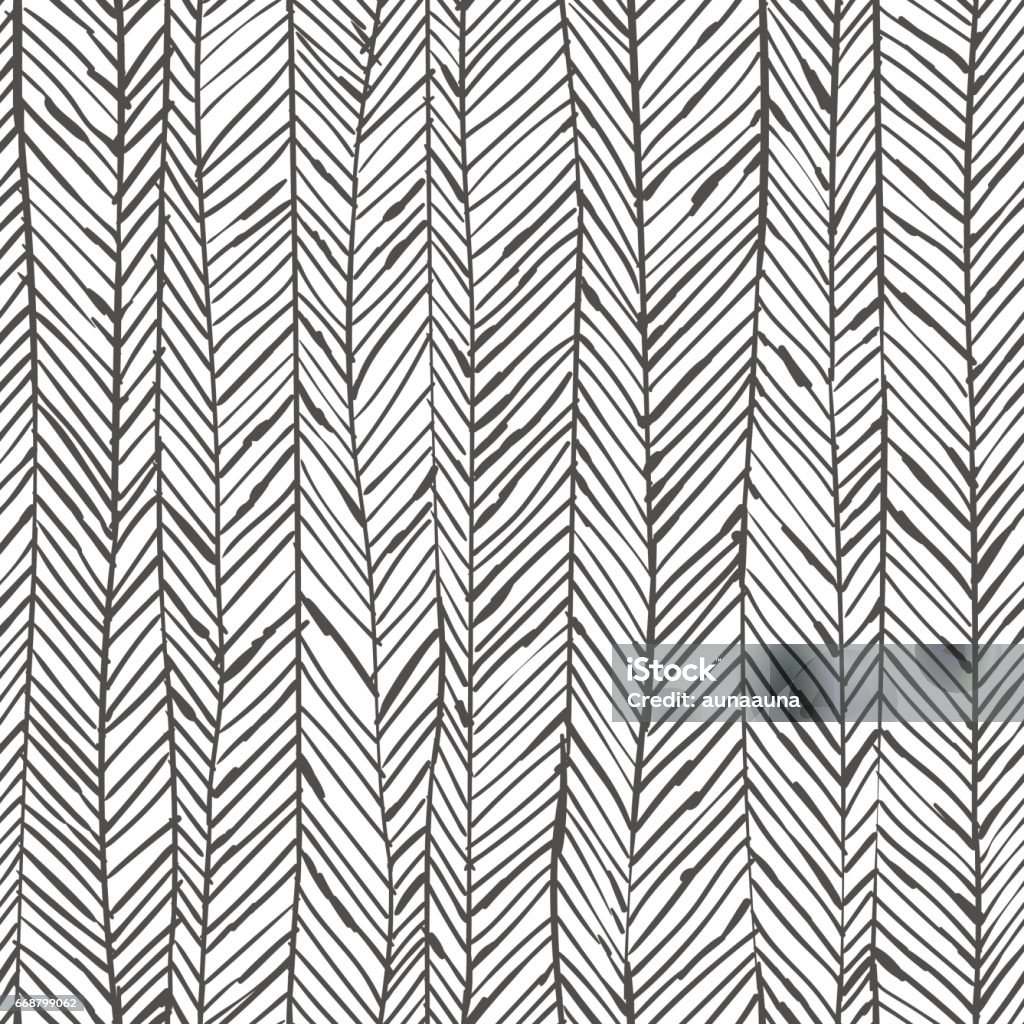 Herringbone seamless pattern. Abstract herringbone background. Seamless pattern. Wallpaper in black and white colors. Vector illustration can be used for fashion textile, wrapping paper, fabric prints. Seamless Pattern stock vector