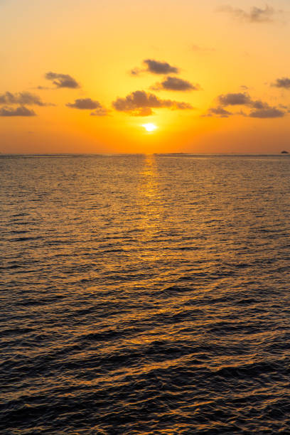 istock Sunset on sea in Maldives 668799736