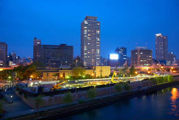 istock Osaka in Nakanoshima night 668802098