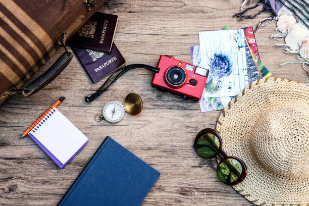 istock Vintage travel concept 668808222