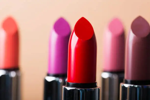 Lipsticks in macro