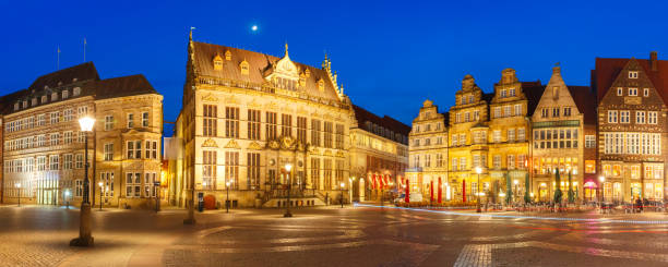 istock Ancient Bremen Market Square in Bremen, Germany 668832076