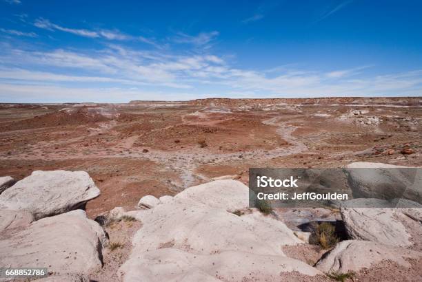 Rainbow Forest Overlook Stock Photo - Download Image Now - Arid Climate, Arizona, Badlands