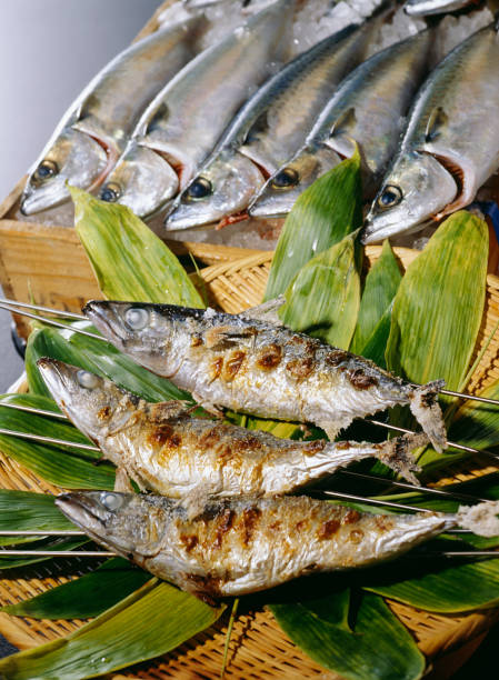 istock Grilled horse mackerel 668853082