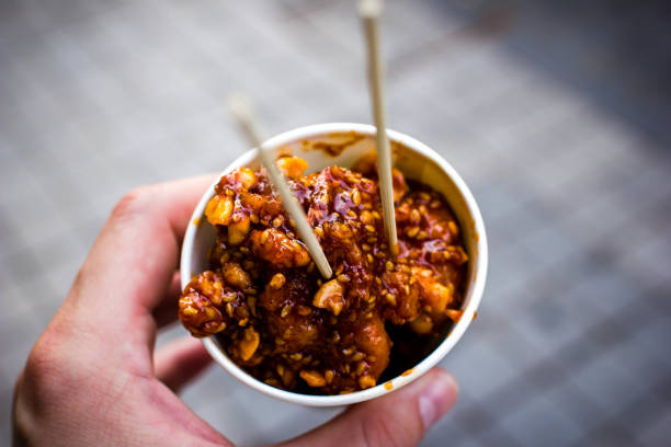 Famous korean fried chicken, Sokcho, South Korea