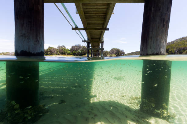 The Water Under the Bridge stock photo