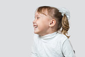 Little girl laughing